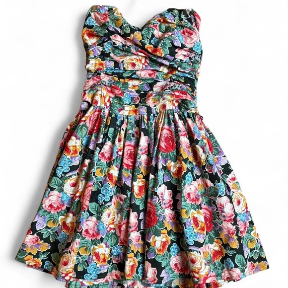 Robbie Bee Dresses & Skirts - Vintage Robbie Bee Floral Print Dress